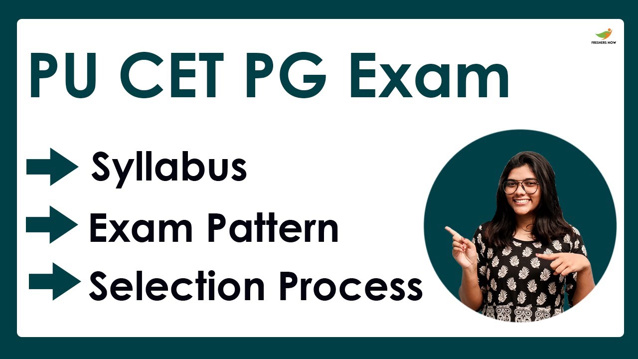 PU CET PG Syllabus & Exam Pattern 2022-2023