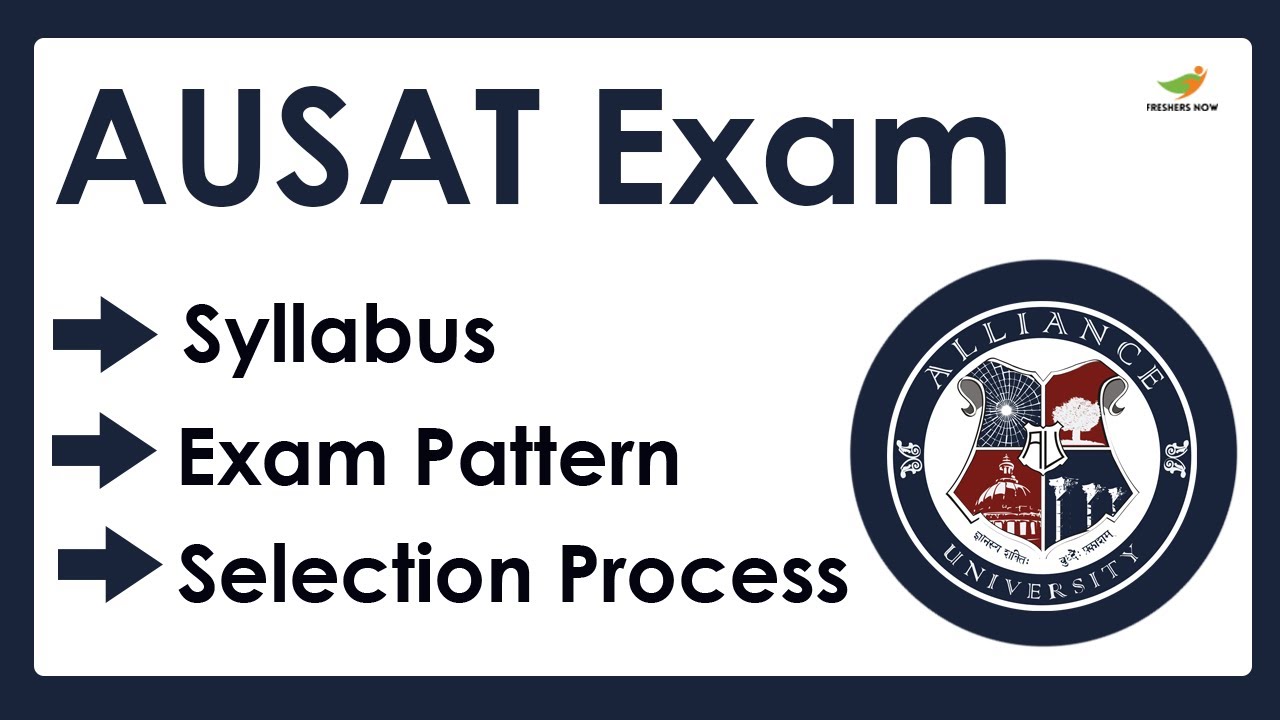 AUSAT Syllabus 2023 | Exam Pattern for AUSAT Entrance Exam 2023