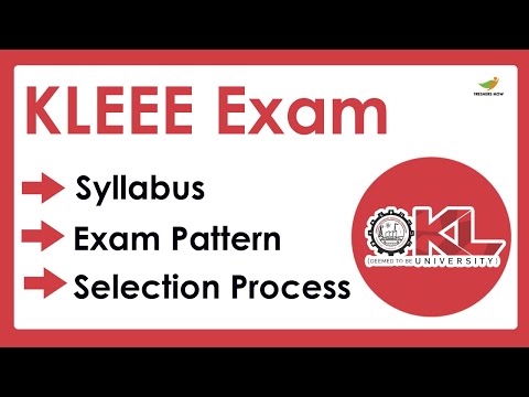 KLEEE Syllabus & Exam Pattern 2023