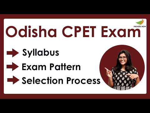 ODISHA CPET Syllabus & Exam Pattern 2022-2023