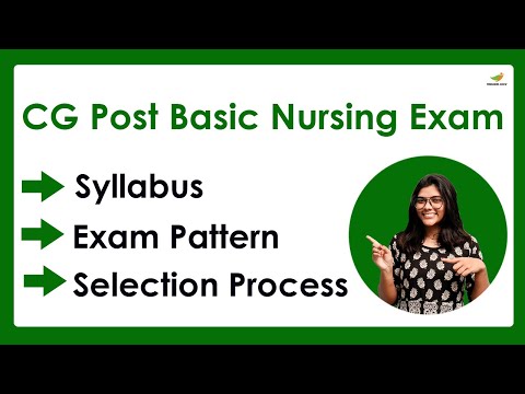 CG Post Basic Nursing Syllabus & Exam Pattern 2022-2023