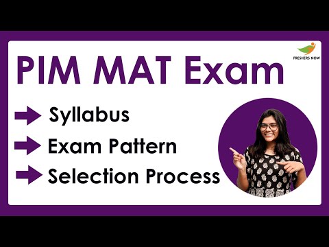 PIM MAT Syllabus & Exam Pattern 2022-2023