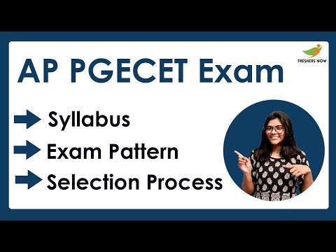 AP PGECET Syllabus 2022-2023 Syllabus and Exam Pattern