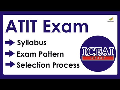 ATIT Syllabus 2023 | Exam Pattern for ATIT Entrance Exam 2023