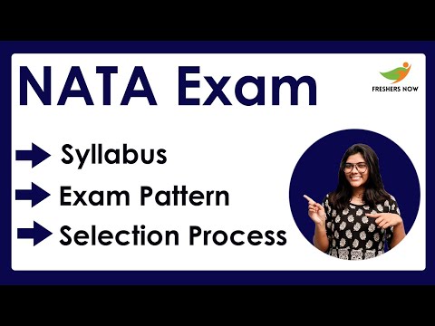 NATA Syllabus and Exam Pattern | NATA 2022-2023 Exam Syllabus, Selection Process