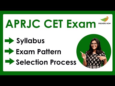 APRJC CET Syllabus 2022-2023 Exam Pattern | MPC, BiPC, MEC, CEC, EET, CGDT Topic Wise Syllabus