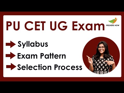 PU CET UG Syllabus & Exam Pattern 2022-2023 (Maths, Physics, Chemistry, Biology) Topic Wise Syllabus