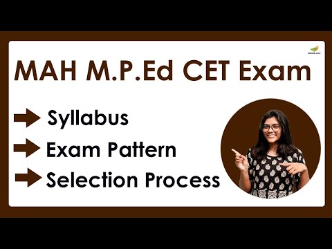 MAH M.P.Ed CET Syllabus & Exam Pattern 2022-2023