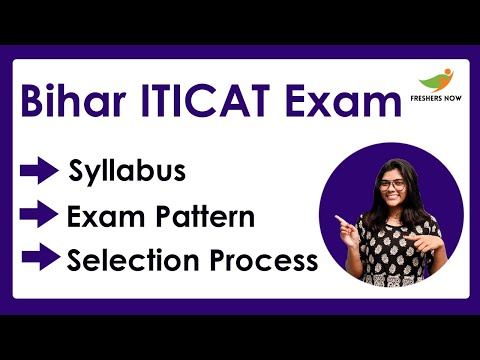 Bihar ITICAT Syllabus 2022-2023 Exam Pattern | Maths, General Science, General Knowledge Topics