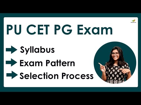 PU CET PG Syllabus & Exam Pattern 2022-2023