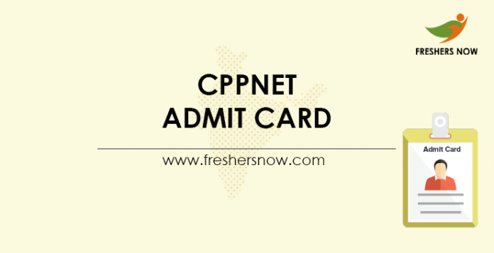 CPPNET Admit Card