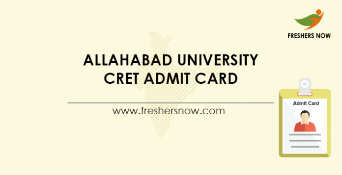 Allahabad University CRET Admit Card