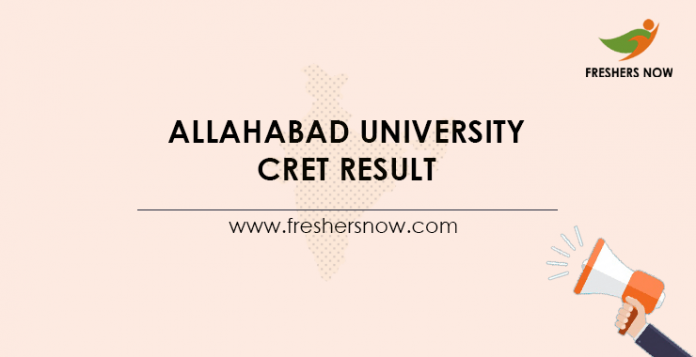 Allahabad University CRET Result