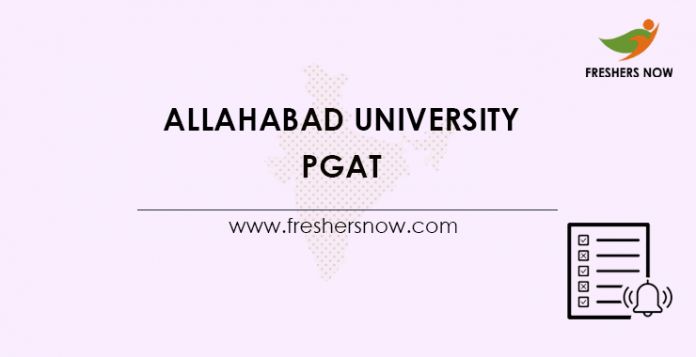 Allahabad University PGAT