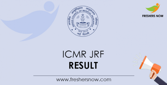 ICMR JRF Result