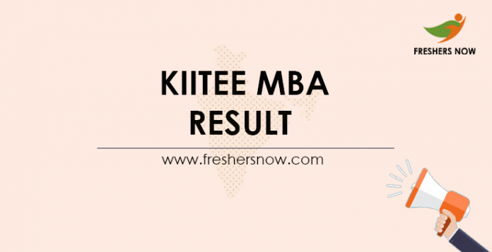 KIITEE MBA Result