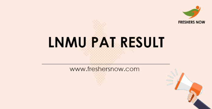 LNMU PAT Result