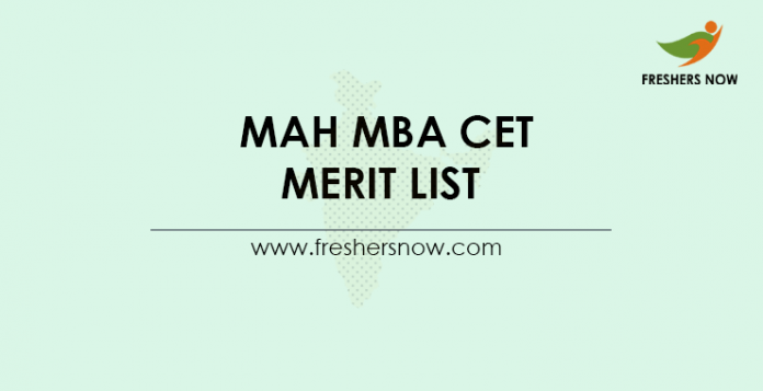 MAH MBA CET Merit List