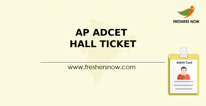 AP ADCET Hall Ticket