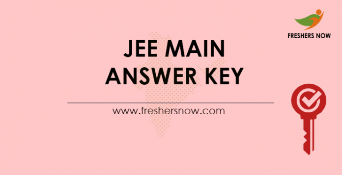 JEE Main Answer Key