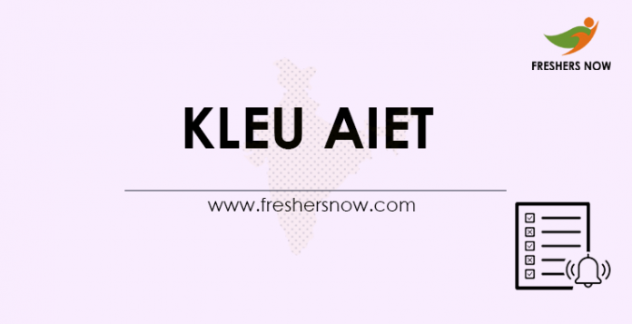 KLEU AIET 2021