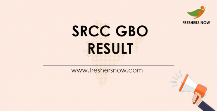 SRCC GBO Result