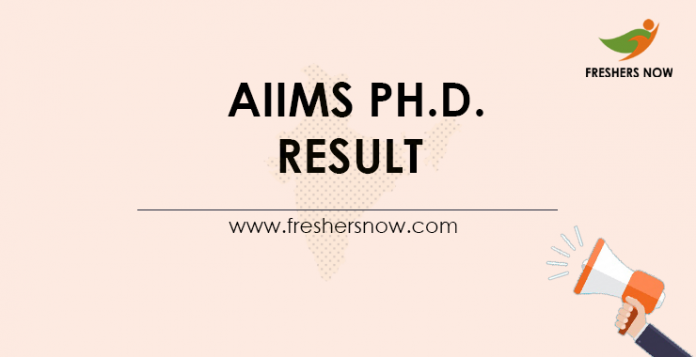 AIIMS-Ph.D.-Result