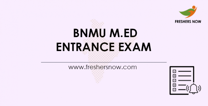 BNMU-M.Ed-Entrance-Exam