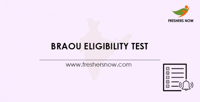 BRAOU Eligibility Test