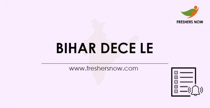 Bihar DECE LE