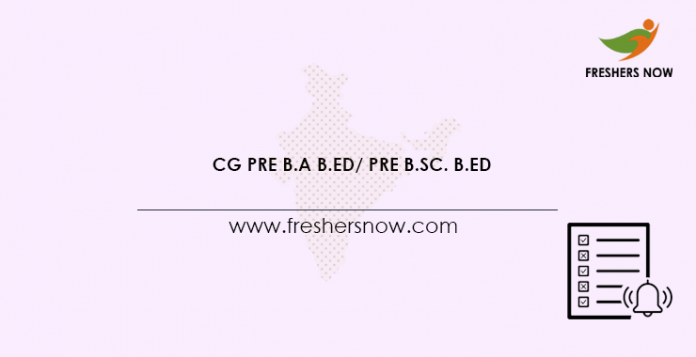 CG Pre B.A B.Ed/ Pre B.Sc. B.Ed