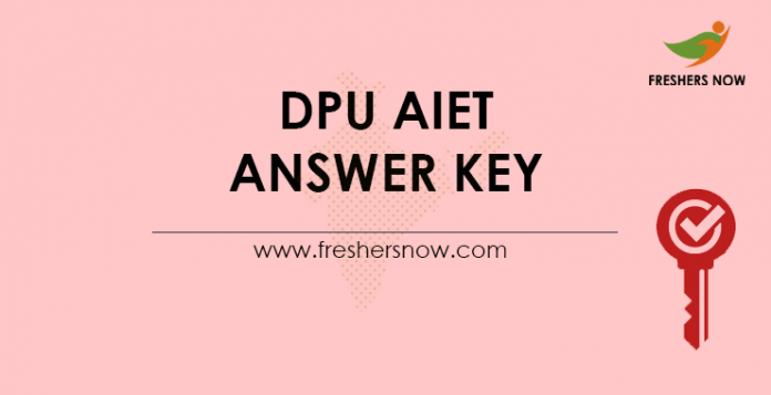 DPU-AIET-Answer-Key