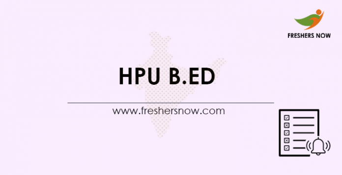 HPU B.Ed