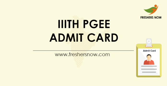 IIITH-PGEE-Admit-Card