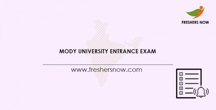 Mody-University-Entrance-Exam