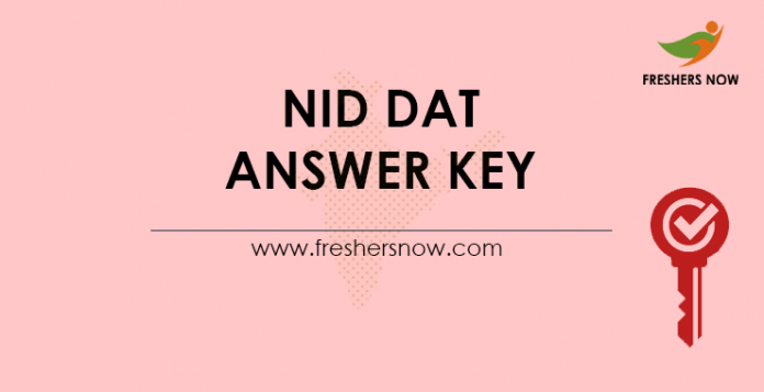 NID DAT Answer Key