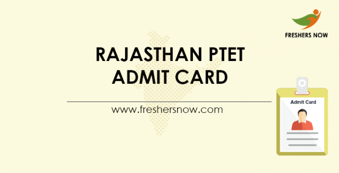 Rajasthan-PTET-Admit-Card