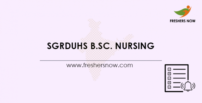 SGRDUHS-B.Sc.-Nursing