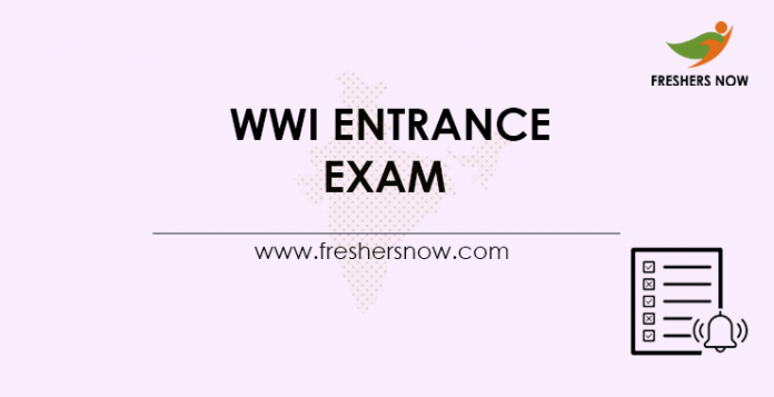 WWI Entrance Exam