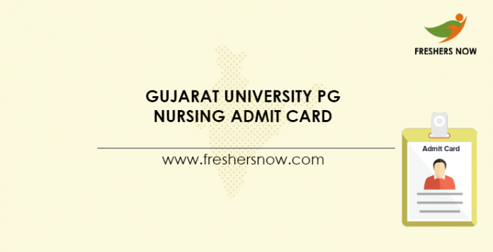 Gujarat-University-PG-Nursing-Admit-Card