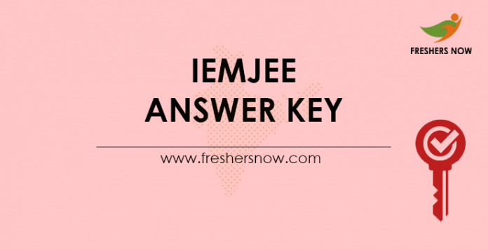 IEMJEE Answer Key