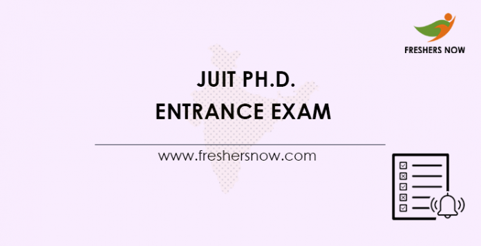 JUIT Ph.D Entrance Exam