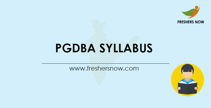 PGDBA Syllabus 2025 & Exam Pattern PDF Download