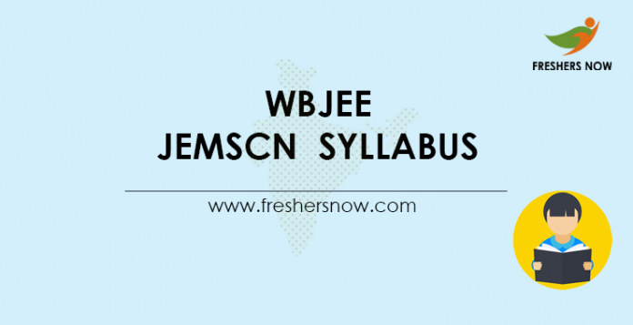 WBJEE-JEMScN--Syllabus