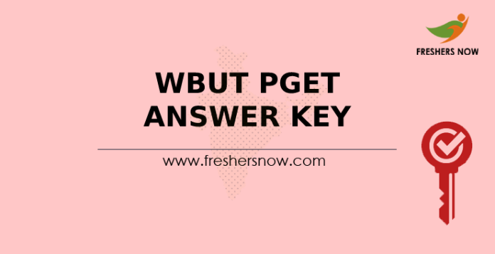 WBUT PGET Answer Key