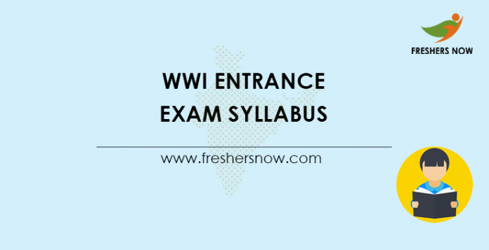 WWI-Entrance-Exam-Syllabus