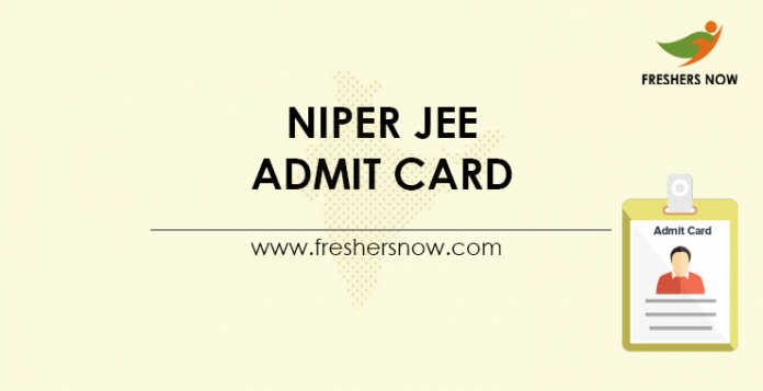 NIPER-JEE-Admit-Card