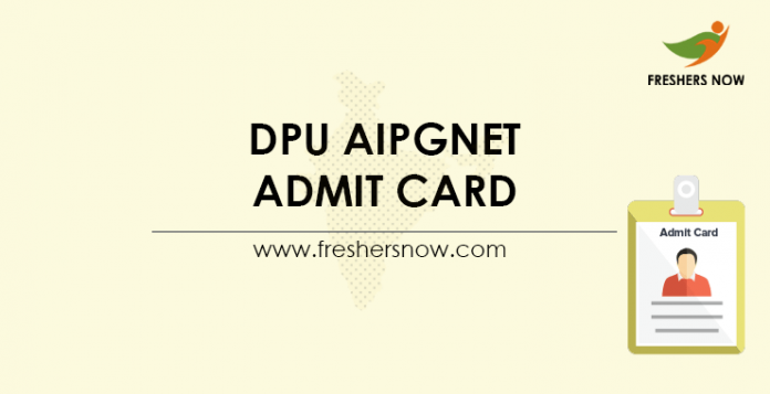 DPU-AIPGNET-Admit-Card