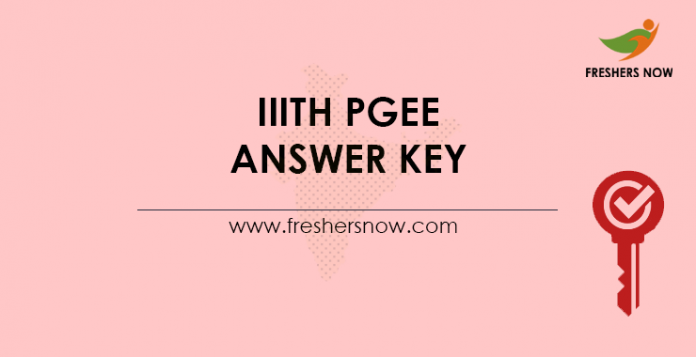 IIITH-PGEE-Answer-Key