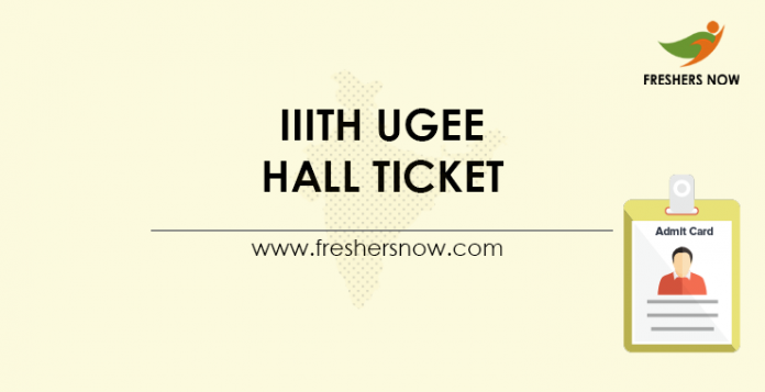 IIITH-UGEE-Hall-Ticket